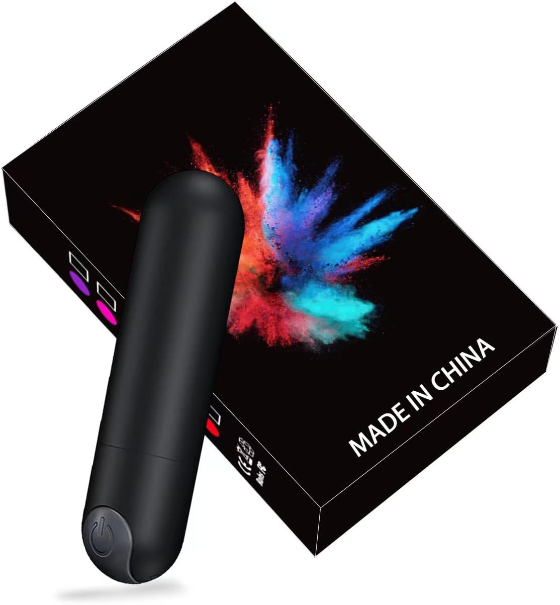 10 Modes Quiet Waterproof Bullet Tool Powerful Mini Stick for Women Pleasure, Handheld Travel Pocket Personal Bullet Portable Soft Toys Massage (Black Y7