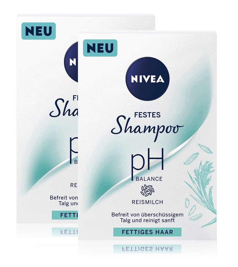 2xPack NIVEA pH Balance for Oily Hair Solid Shampoo - 150 g