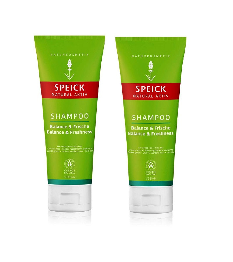 2xPack Speick Natural Active Balance & Freshness Hair Shampoo - 400 ml