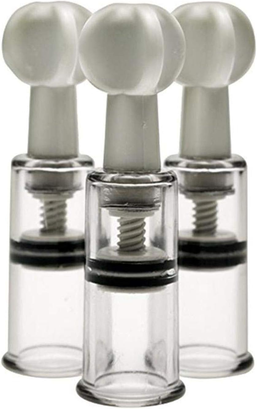 3 x Nipple Corrector Cups - Nipple Inverted, Flat and Shy Nipples (White Transparent)