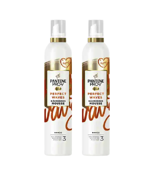 2xPack Pantene Pro-V Perfect Waves Nourishing Mousse - 400 ml