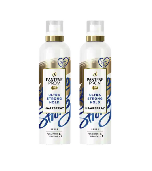 2xPack Pantene Pro-V Ultra Strong Hold Hair Lacquer with Strong Fixation - 500 ml