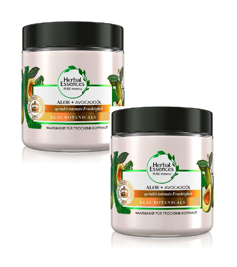 2xPack Herbal Essences Aloe + Avocado Oil Hair Mask - 500 ml