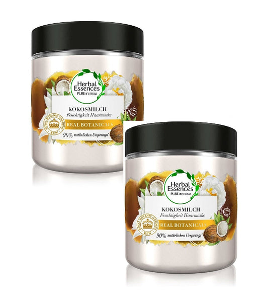 2xPack Herbal Essences Coconut Milk Hair Mask - 500 ml