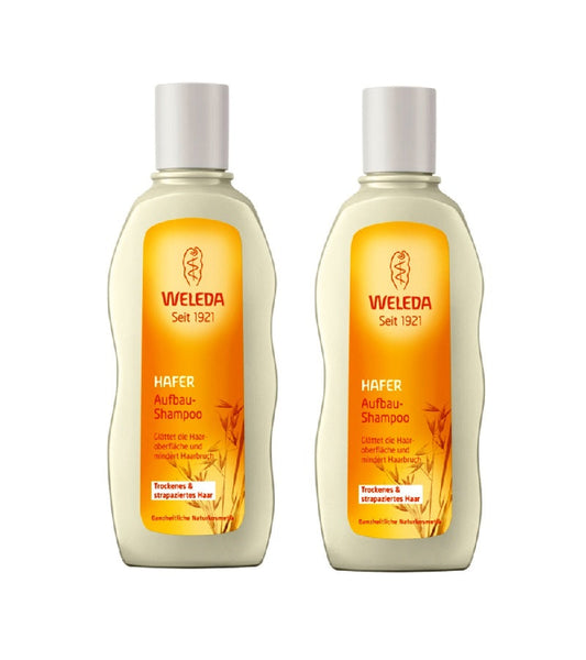 2xPack WELEDA Oat Regenerating Shampoo for Dry and Damaged Hair - 380 ml